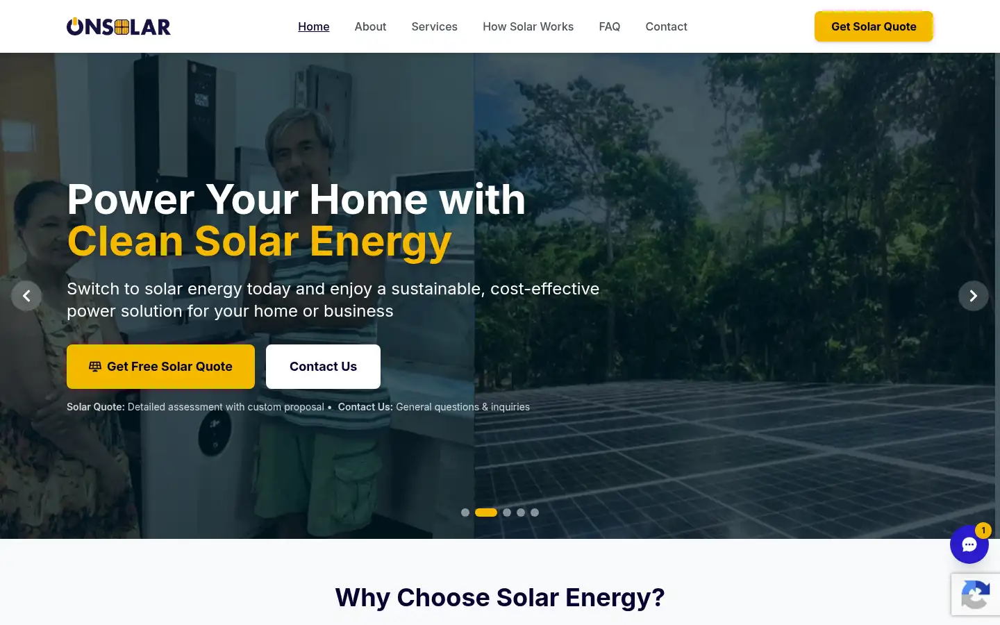Screenshot of onsolarph.com