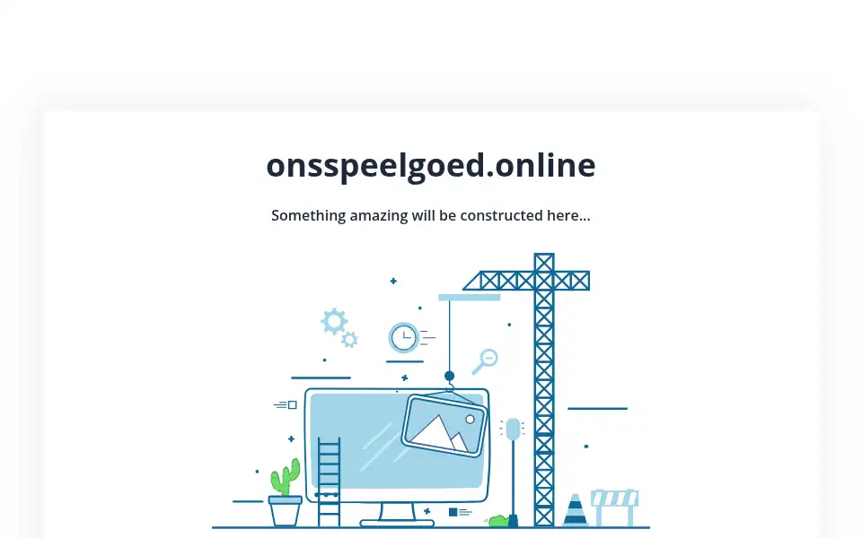 Screenshot of onsspeelgoed.online