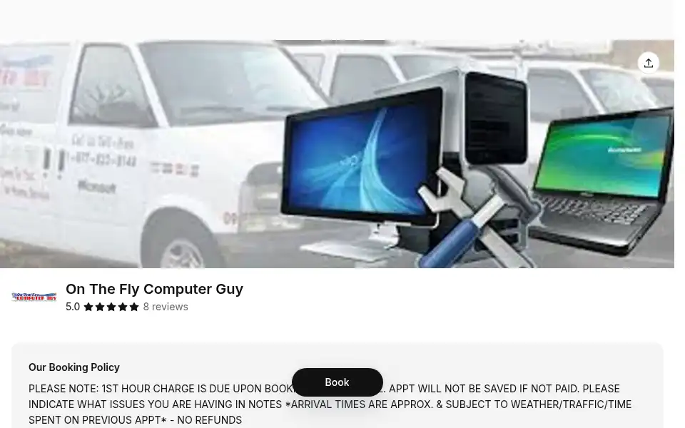 Screenshot of ontheflycomputerguy.com