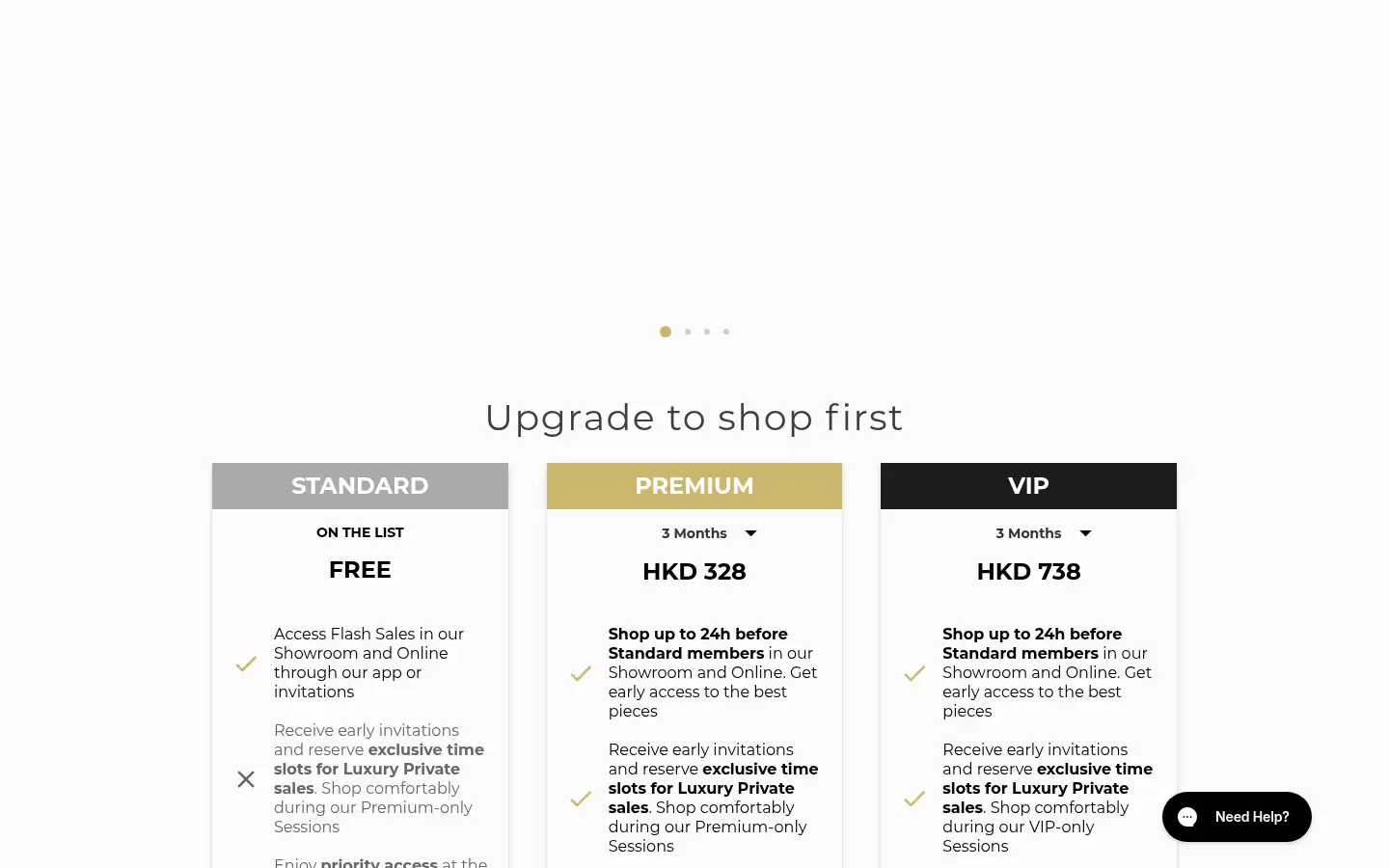 Screenshot of onthelist.hk
