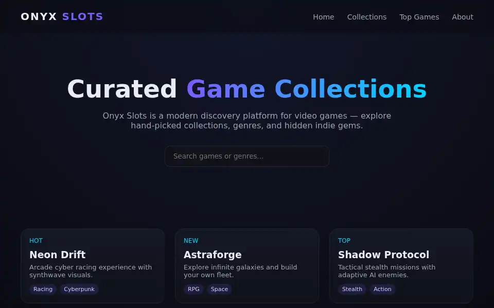 Screenshot of onyxslots.g7.to