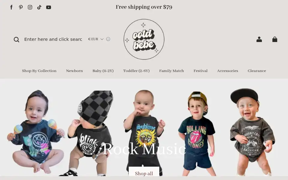 Screenshot of ootdbebe.com