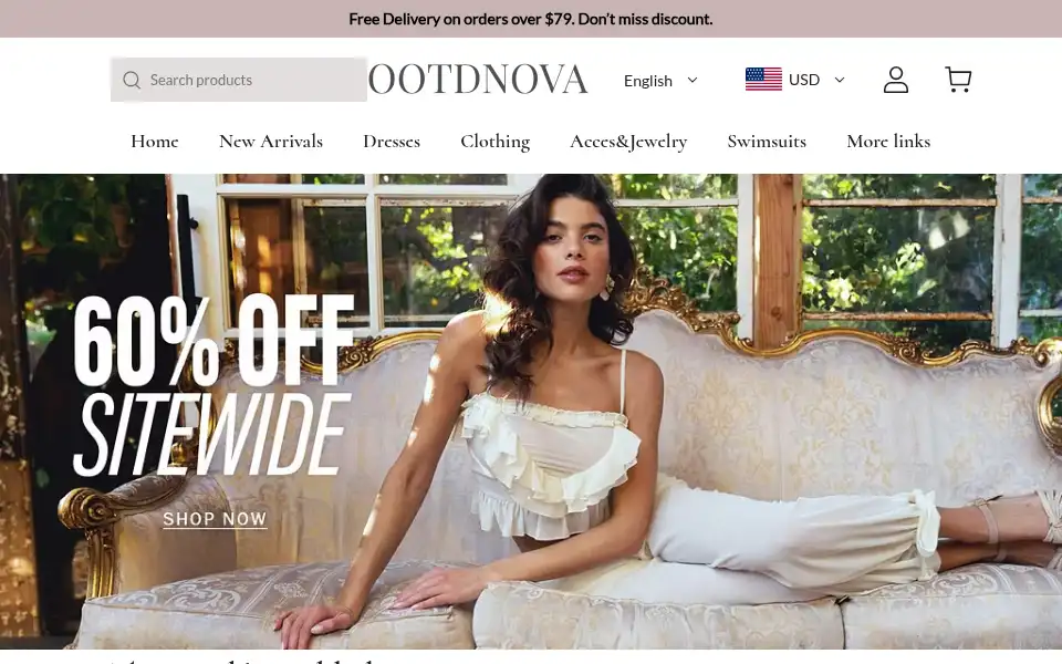 Screenshot of ootdnova.com