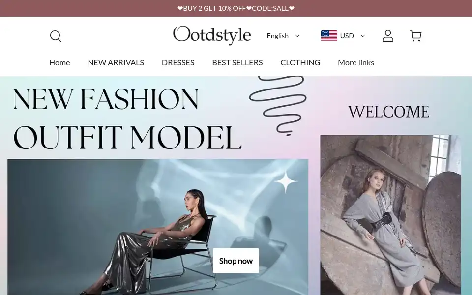 Screenshot of ootdstyle.com