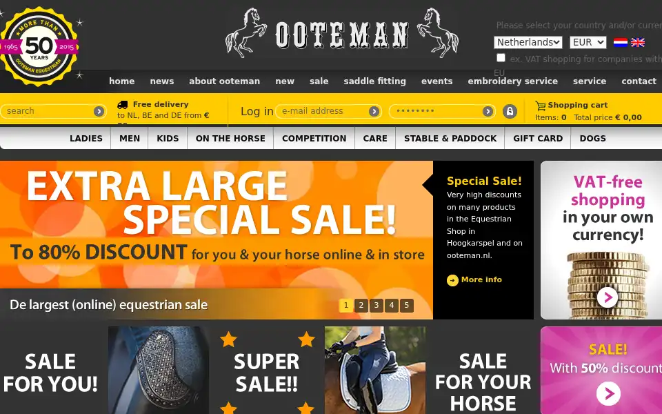 Screenshot of ooteman.nl