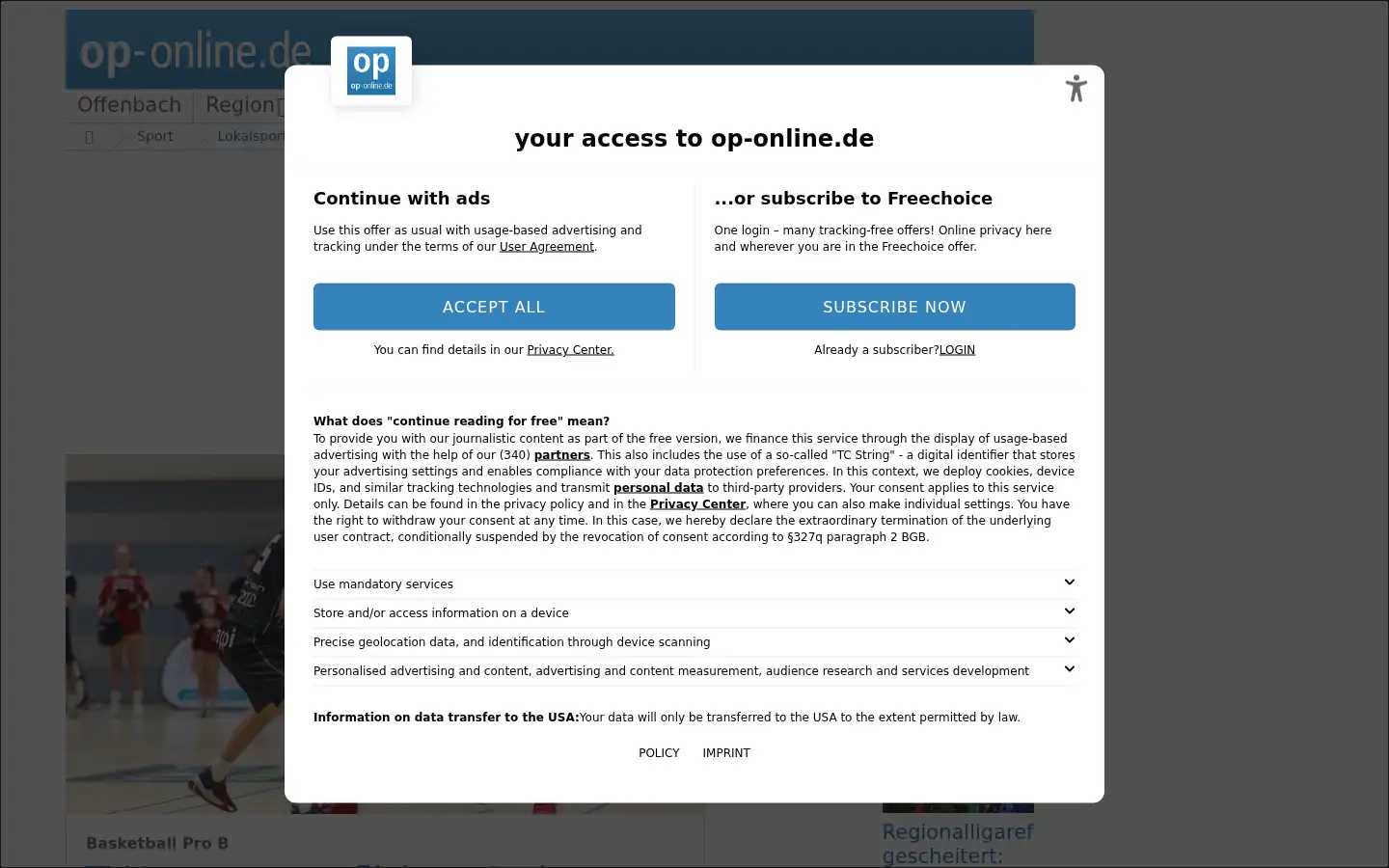 Screenshot of op-online.de