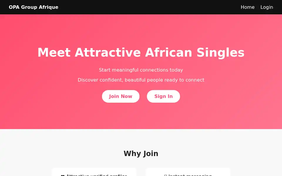Screenshot of opagroupafrica.site