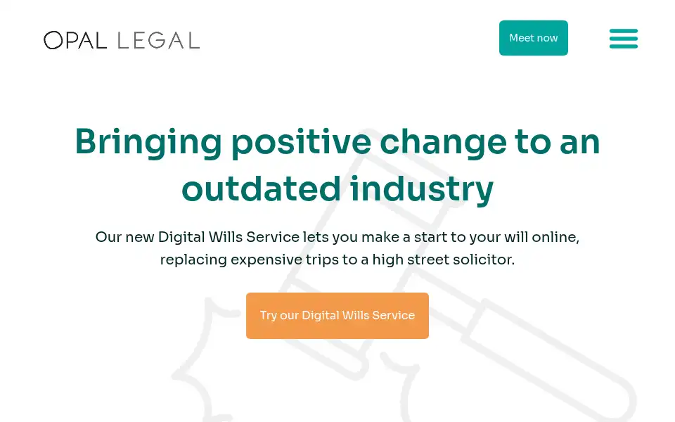 Screenshot of opallegal.co.uk