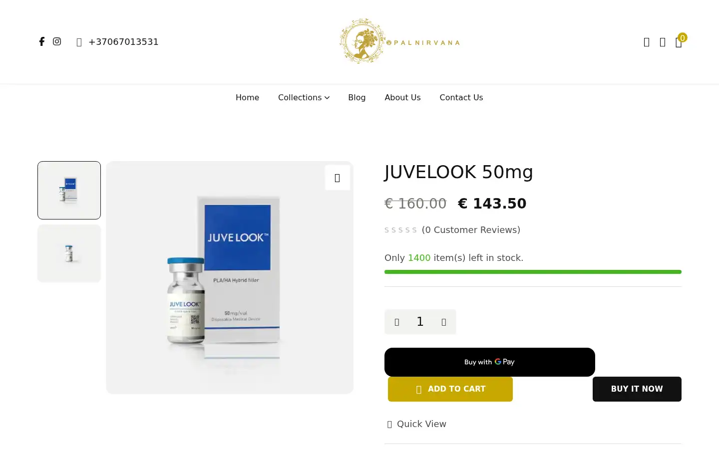 Screenshot of opalnirvana.com