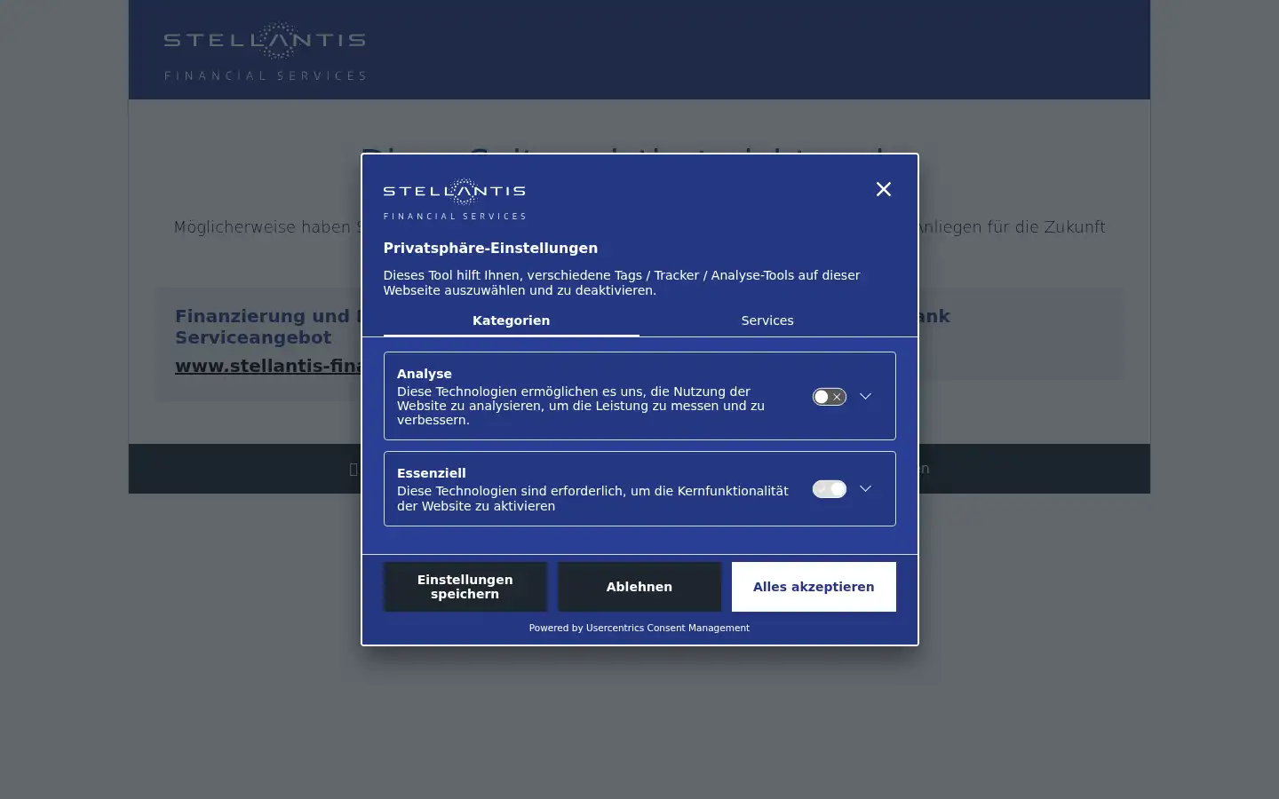 Screenshot of opelbank.de