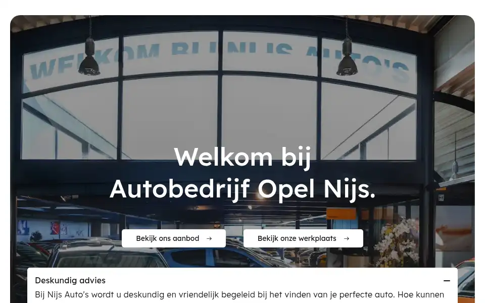 Screenshot of opelnijs.nl