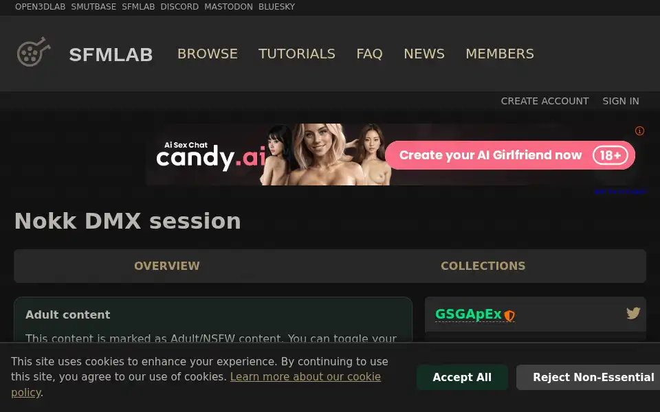 Screenshot of open3dlab.com