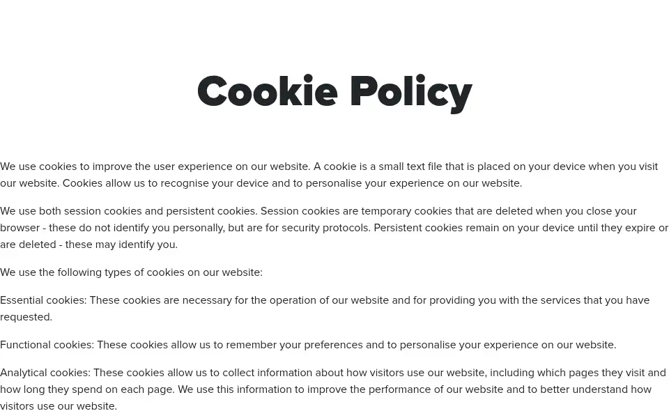 Screenshot of openhr.co.za