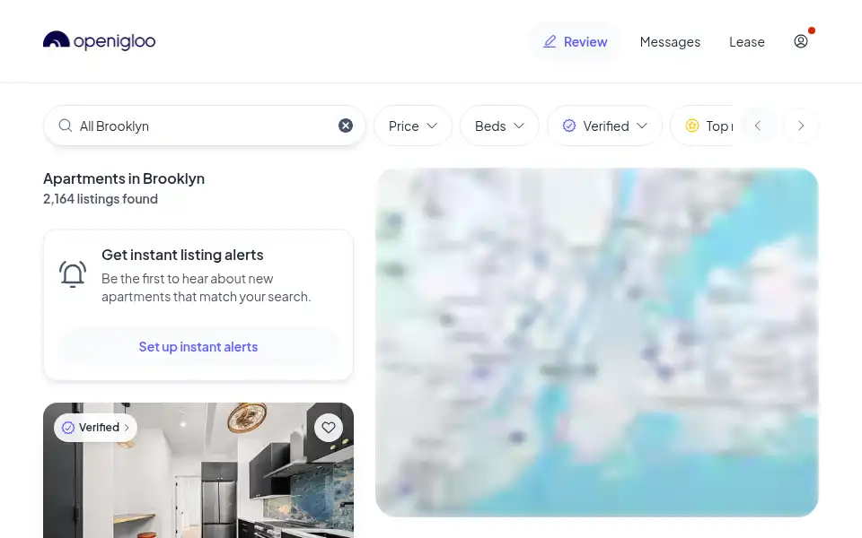 Screenshot of openigloo.com