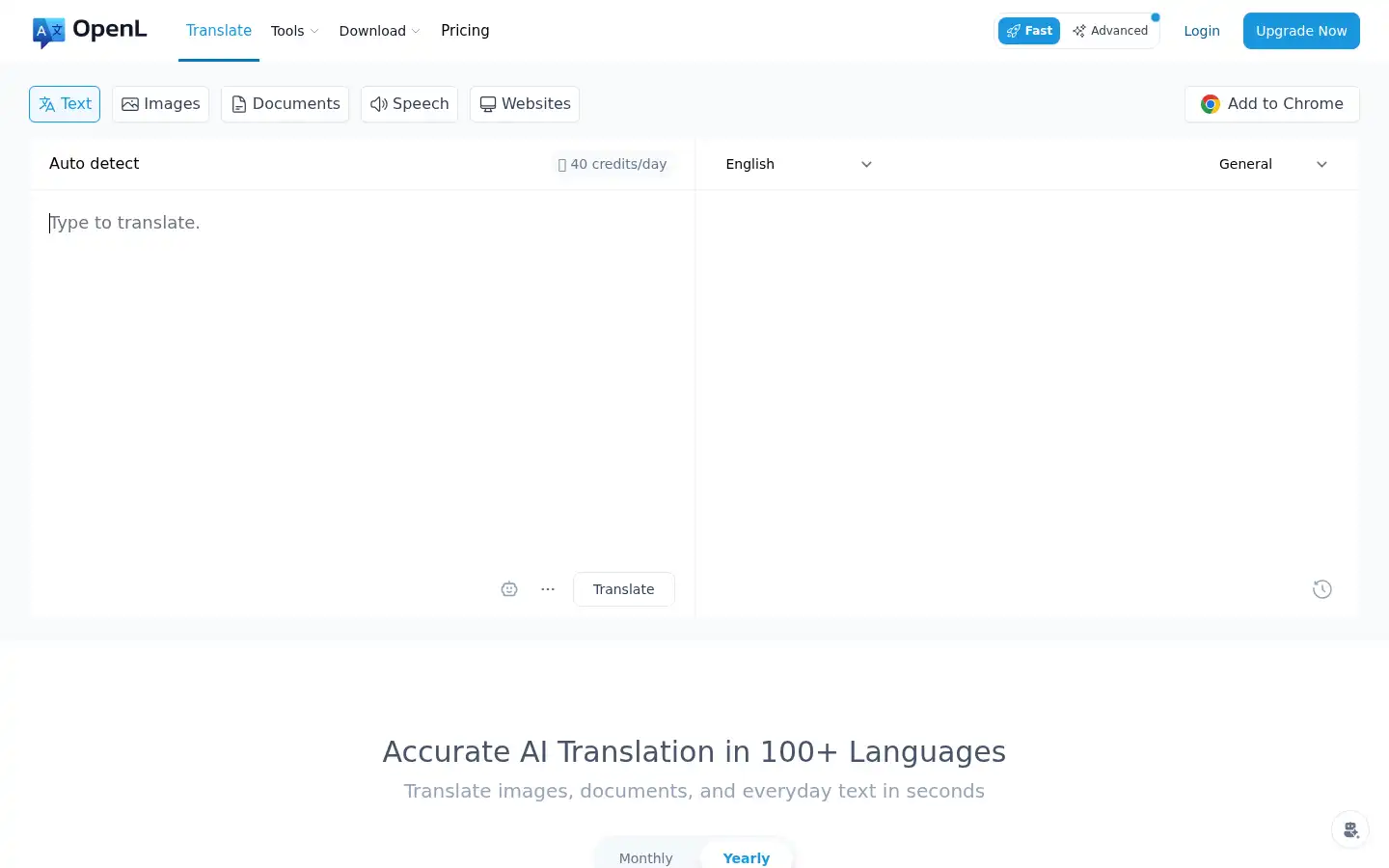 Screenshot of openl.io
