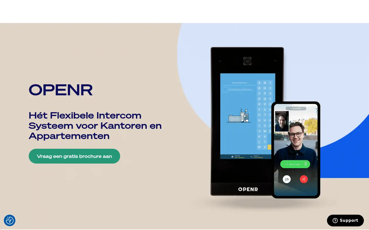 Screenshot of openr.nl