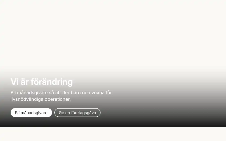 Screenshot of operationsmile.se