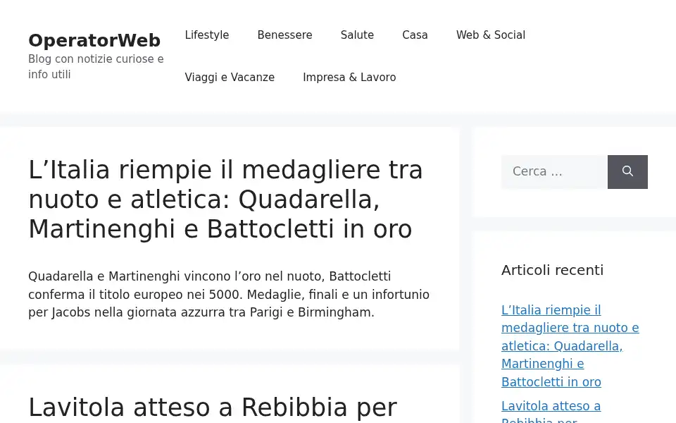 Screenshot of operatorweb.it