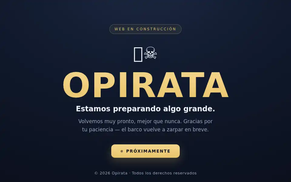 Screenshot of opirata.com