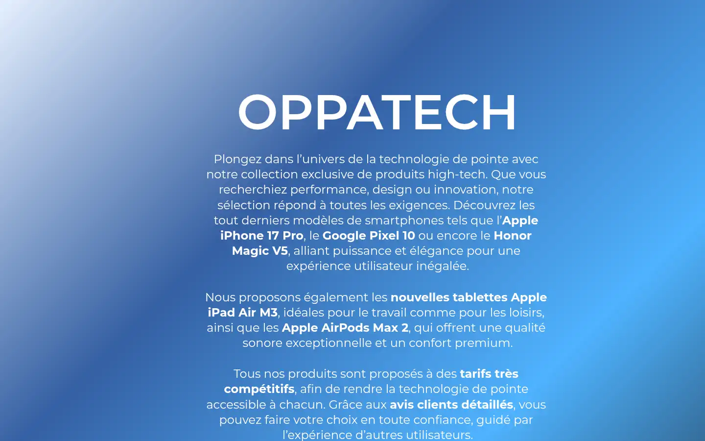 Screenshot of oppatech.com