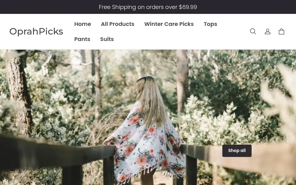 Screenshot of oprahpicks.com