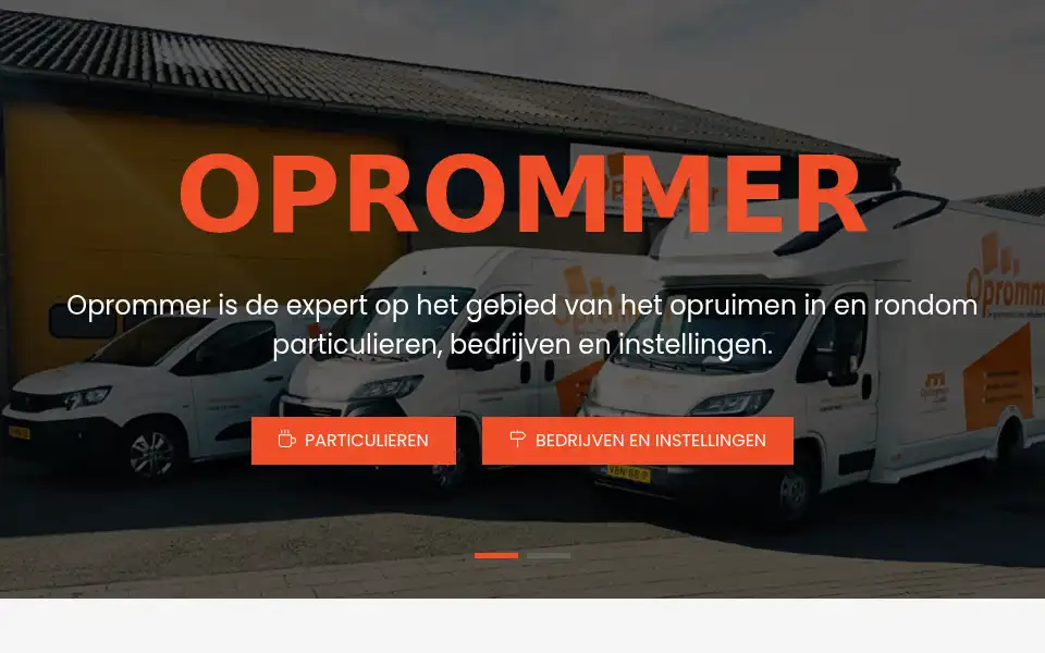 Screenshot of oprommer.nl