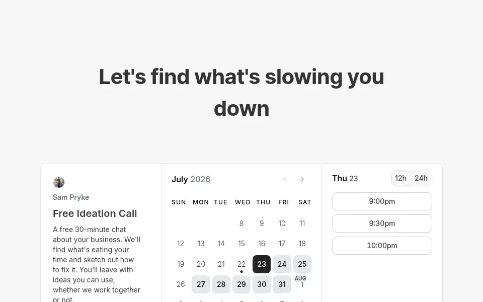 Screenshot of opsdigital.studio