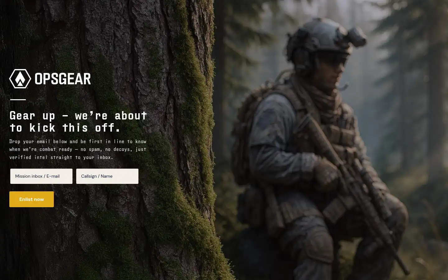 Screenshot of opsgear.com