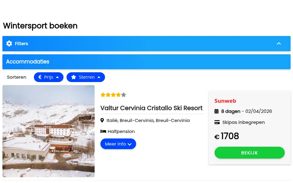 Screenshot of opsneeuwvakantie.nl
