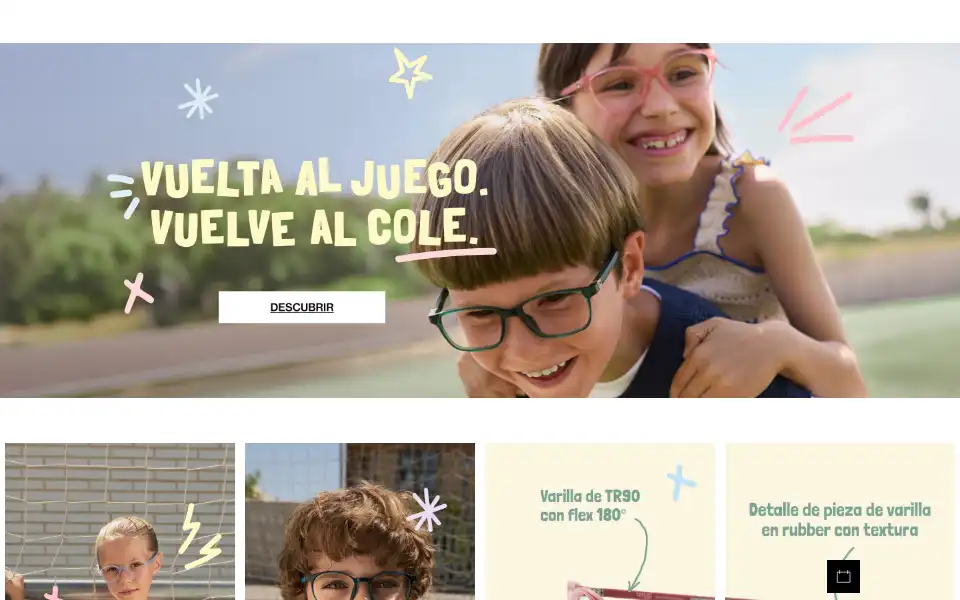 Screenshot of opticalia.com