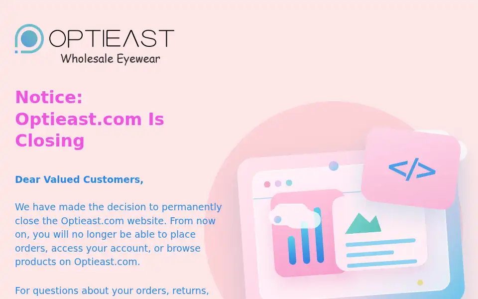 Screenshot of optieast.com
