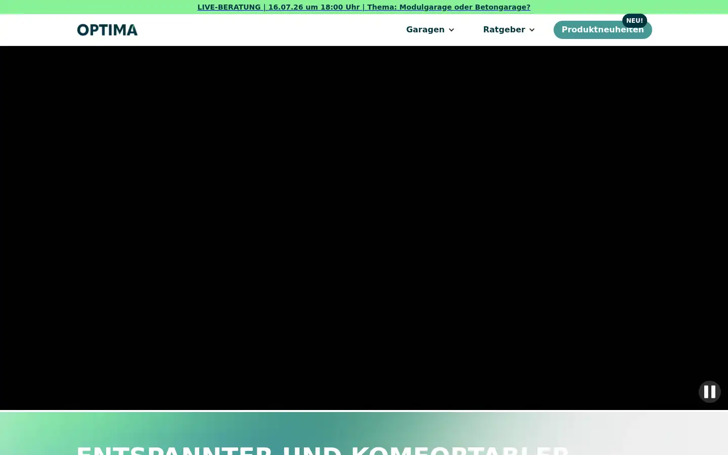 Screenshot of optima-garagen.de