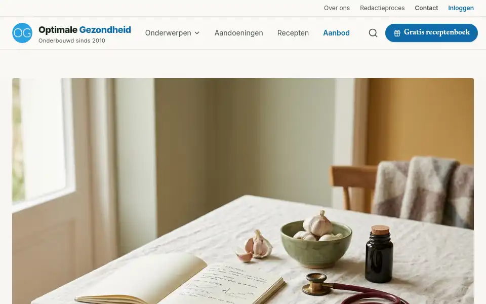 Screenshot of optimalegezondheid.com