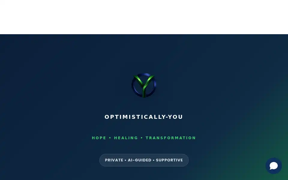 Screenshot of optimisticallyyou.com