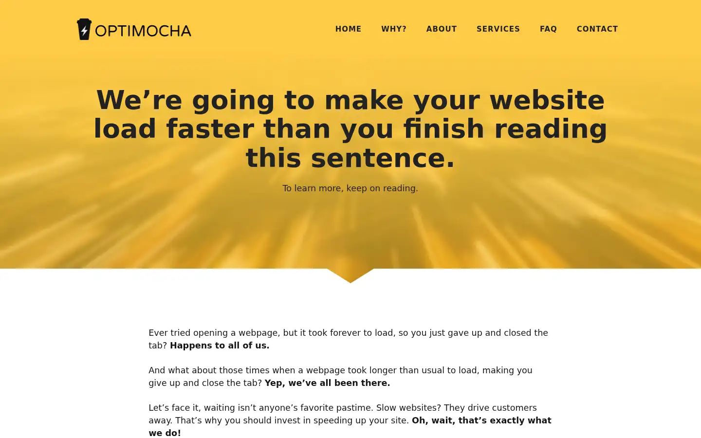 Screenshot of optimocha.com