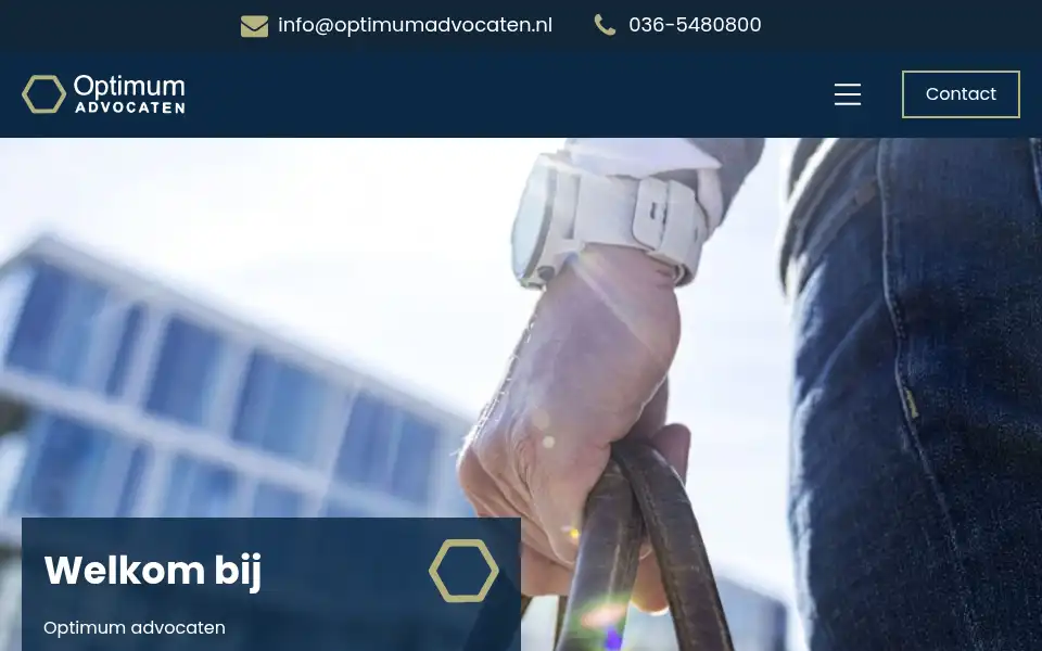 Screenshot of optimumadvocaten.nl