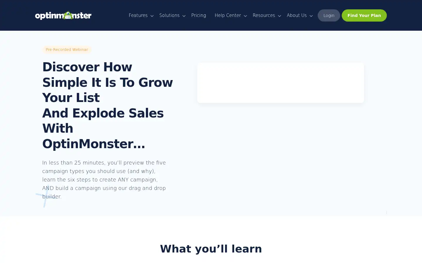 Screenshot of optinmonster.com