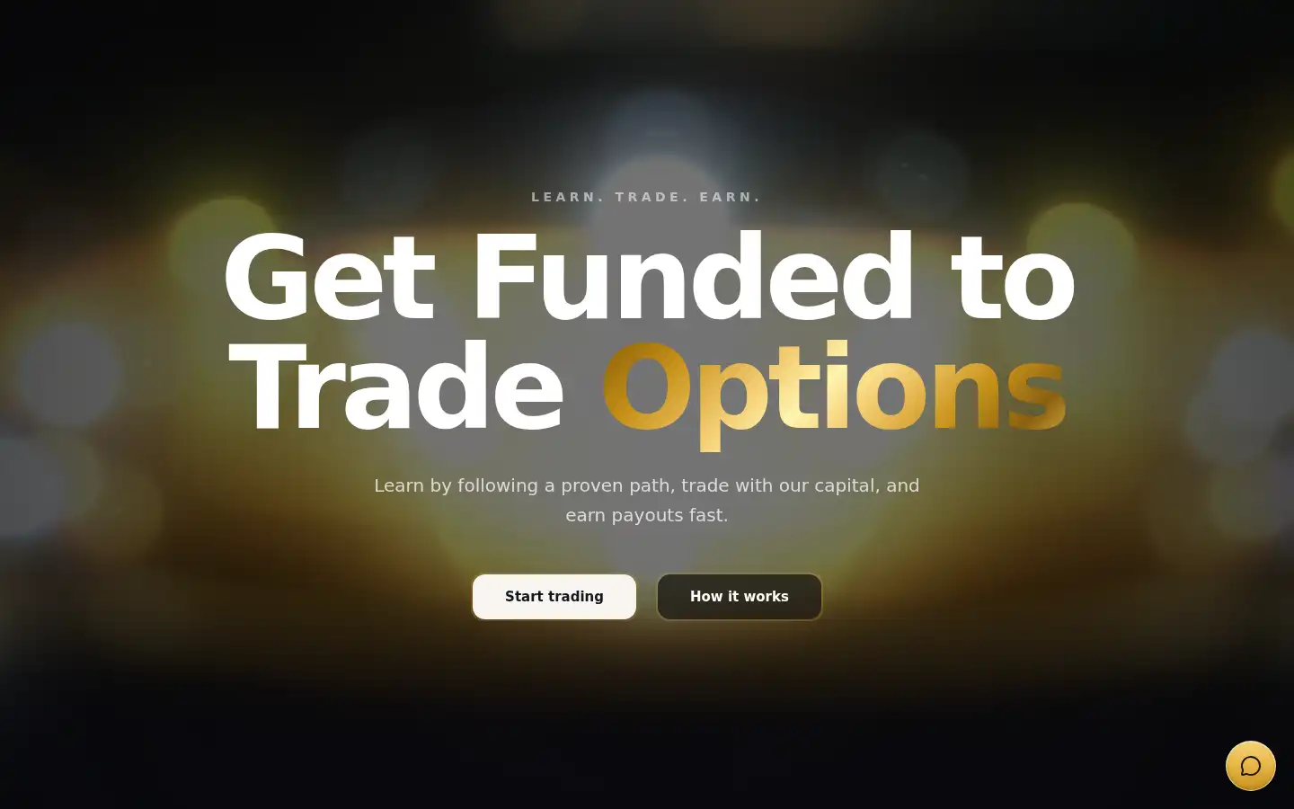 Screenshot of optionsfunding.co