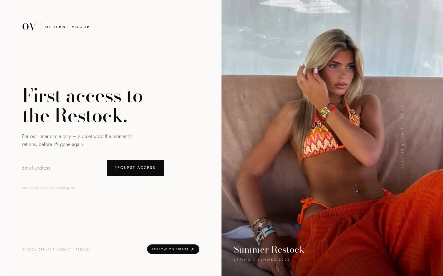 Screenshot of opulentvogue.co.uk
