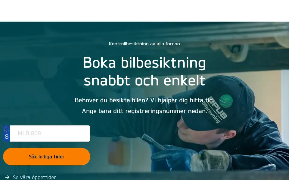Screenshot of opus.se