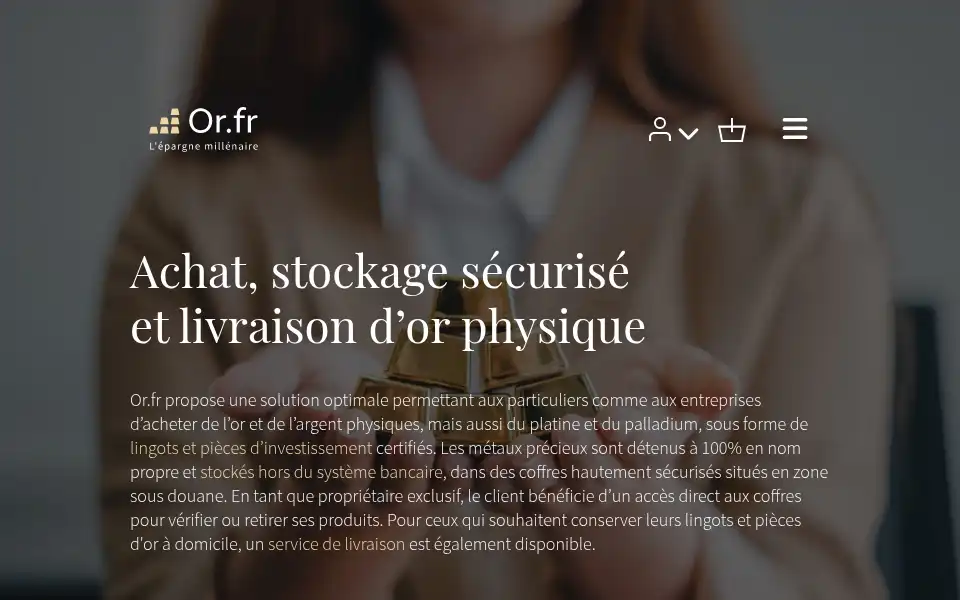 Screenshot of or.fr
