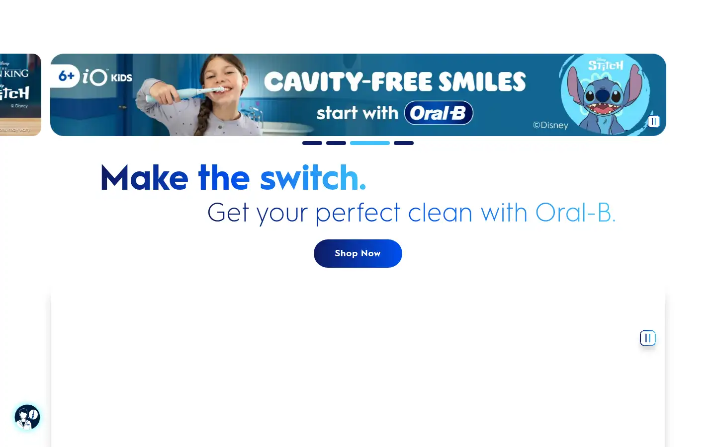 Screenshot of oralb.co.uk