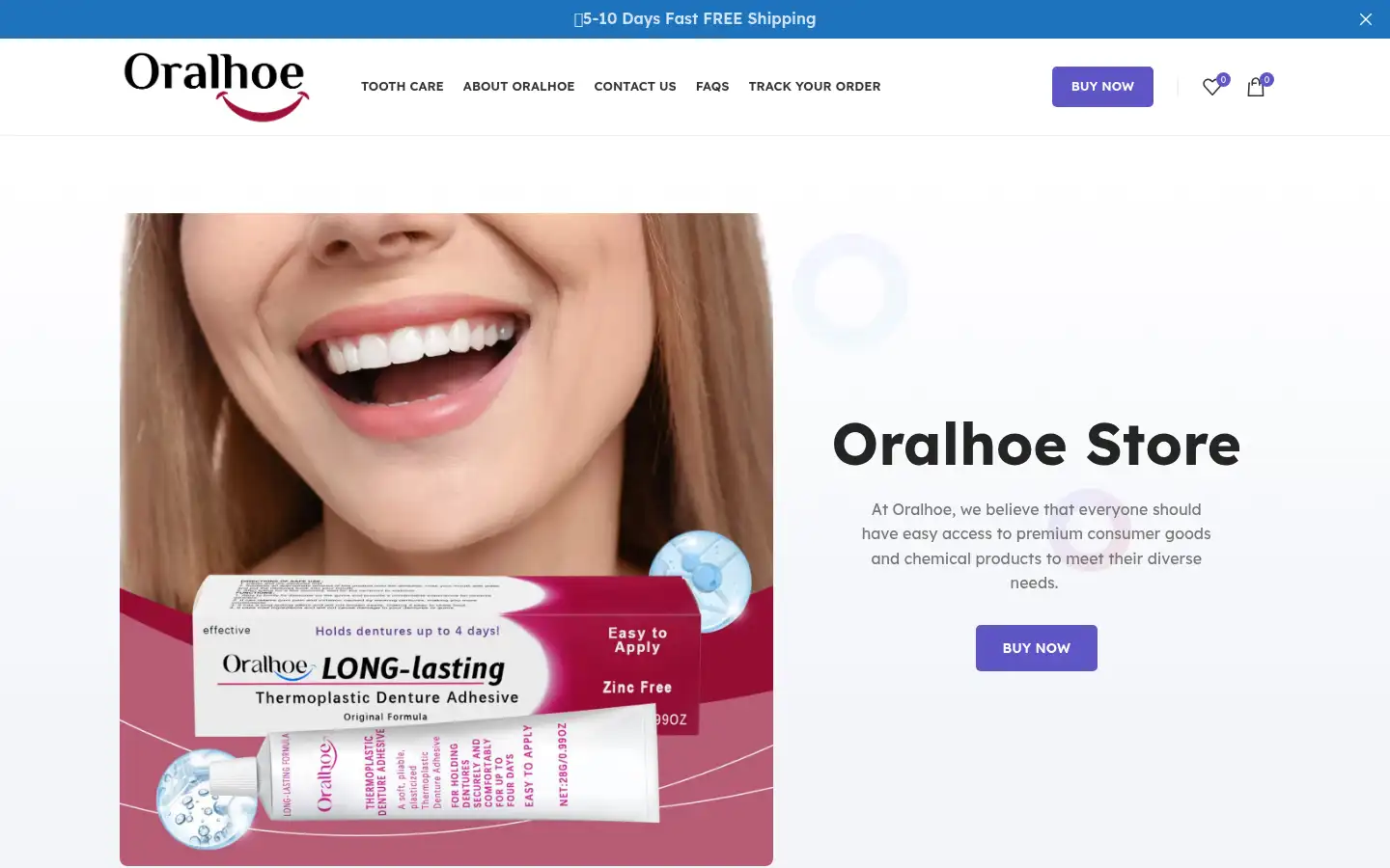 Screenshot of oralhoe.org