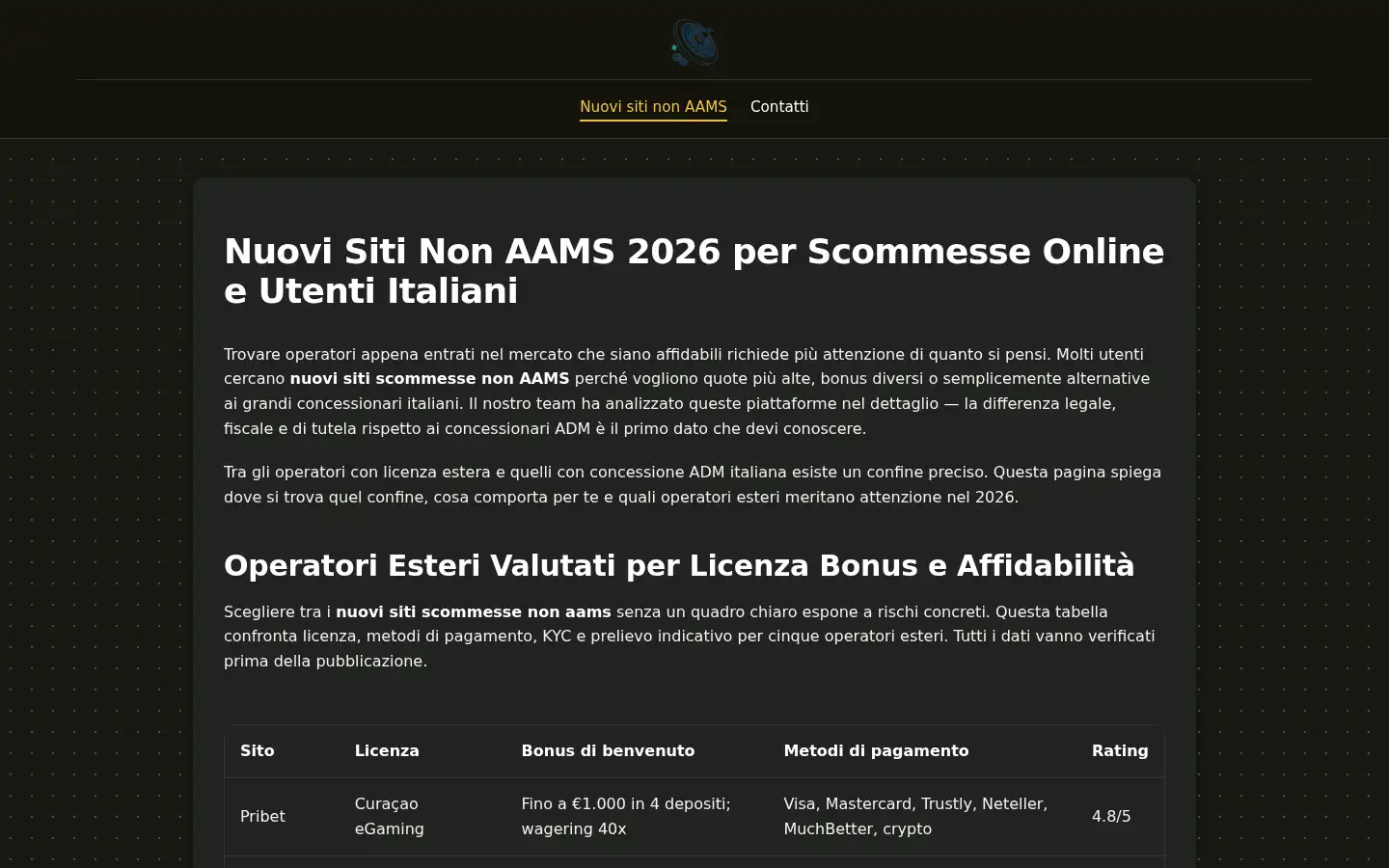 Screenshot of oramonline.it