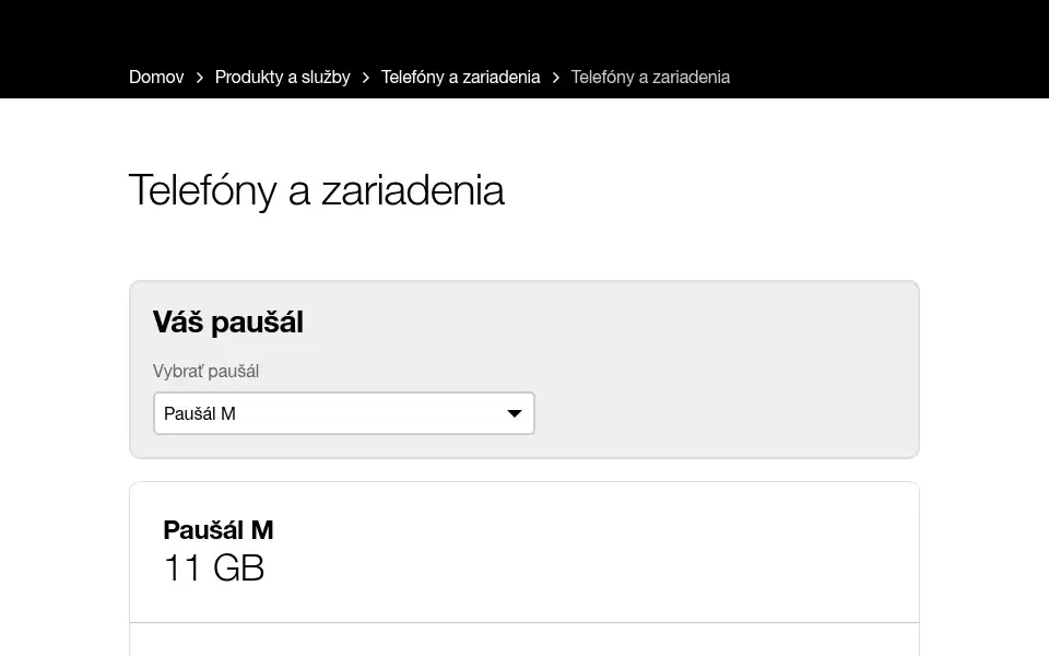 Screenshot of orange.sk
