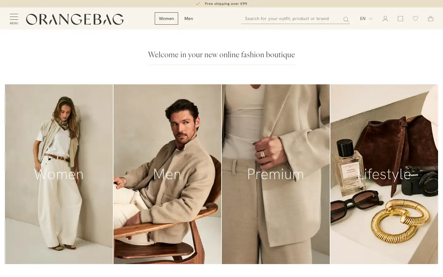 Screenshot of orangebag.nl