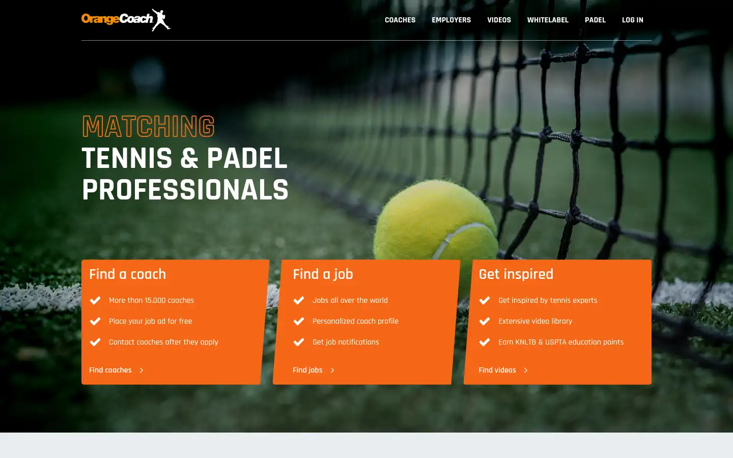 Screenshot of orangecoach.com