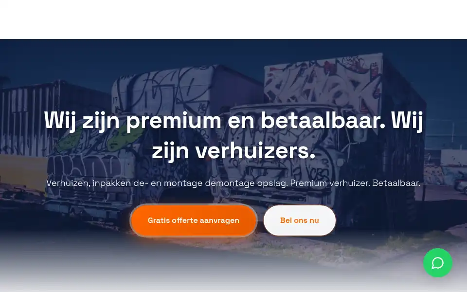 Screenshot of orangemovers.nl