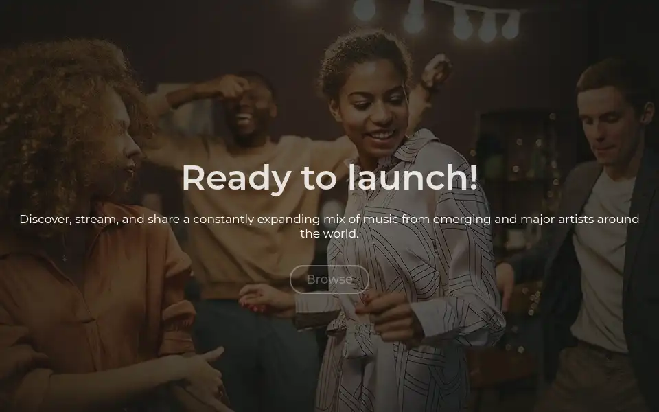 Screenshot of orangeroommusic.com