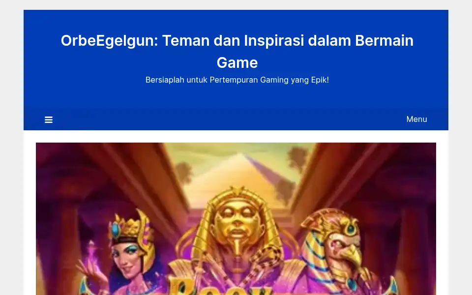 Screenshot of orbeegelgun.com